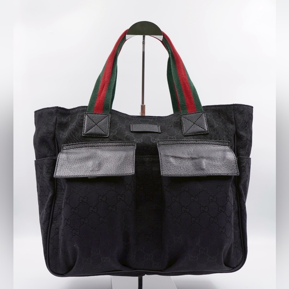 BX14 💕 Gucci GG Canvas Double pocket Sherry Line